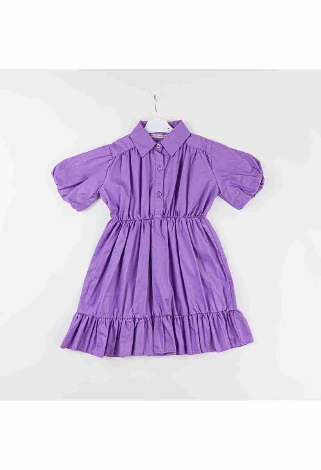 Girl's Dress - Toptan Kız Çocuk Balon Kol Elbise 7-10Y 1016-24119 - Brand: Büşra Bebe - Kids & Bby Clothes From TheBS Kids Turkey