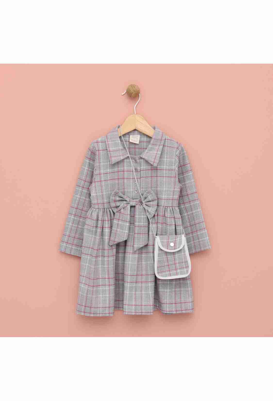 Girl's Dress - Toptan Kız Çocuk Çantalı Elbise 2-5Y 1049-6572 - Brand: Lilax - Kids & Bby Clothes From TheBS Kids Turkey