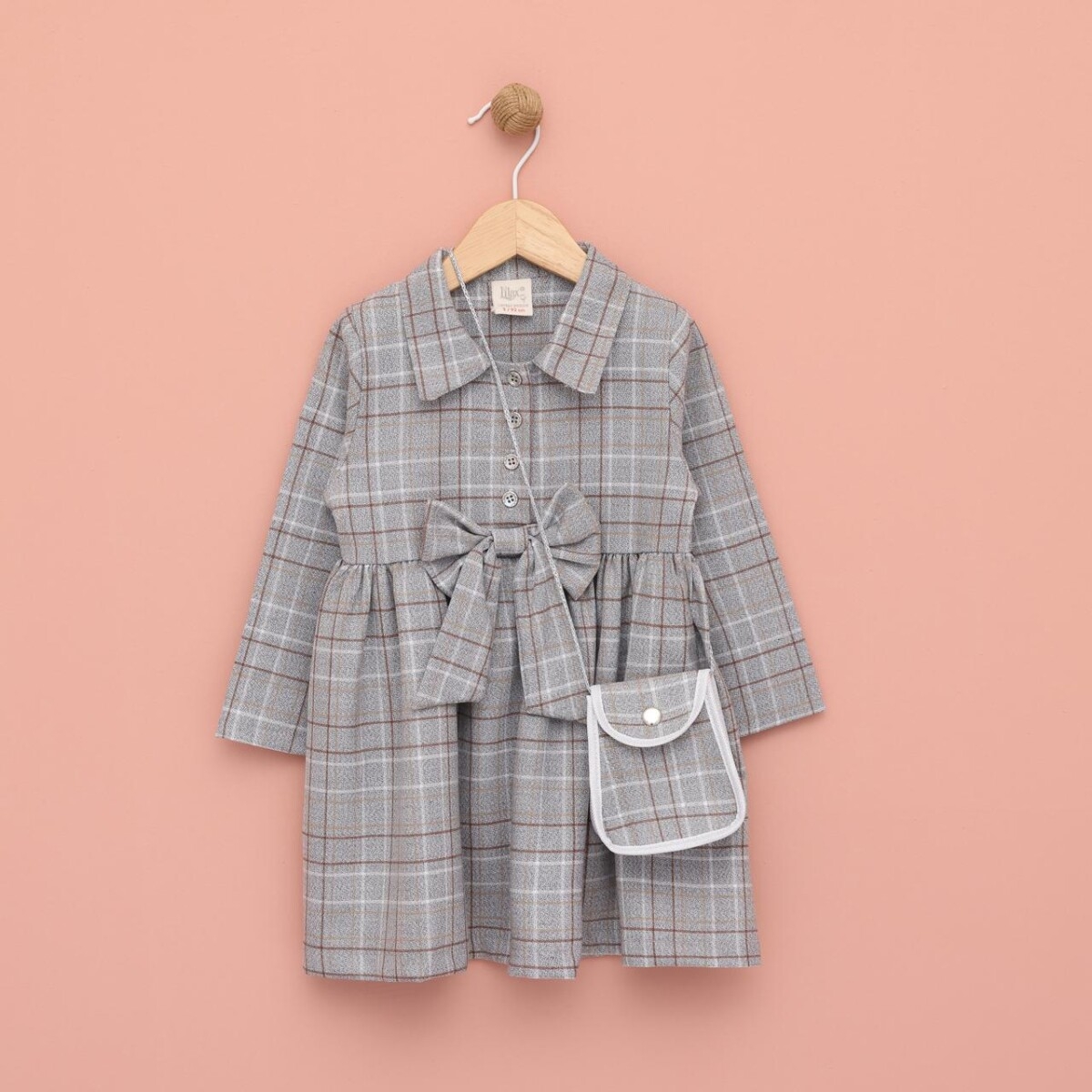 Girl's Dress - Toptan Kız Çocuk Çantalı Elbise 2-5Y 1049-6572 - Brand: Lilax - Kids & Bby Clothes From TheBS Kids Turkey