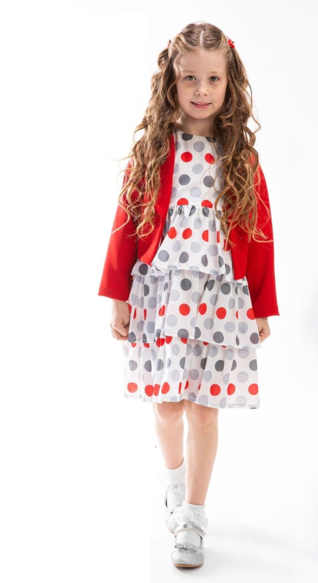 Girl's Dress - Toptan Kız Çocuk Ceketli Elbise 5-8Y 2023-2201 - Brand: Elayza - Kids & Bby Clothes From TheBS Kids Turkey
