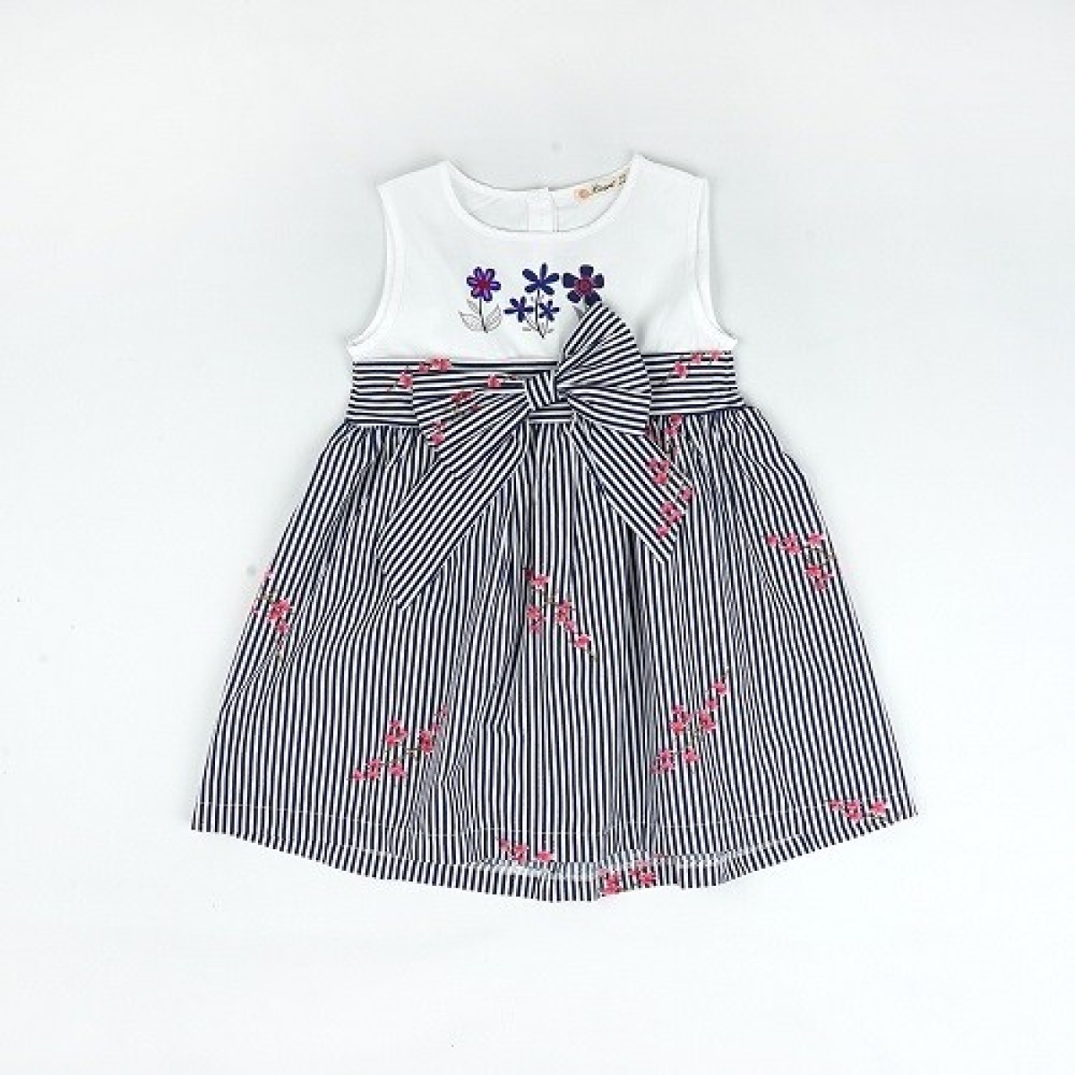 Girl’s Dress – Toptan Kız Çocuk Çizgili Elbise 3-6Y 1016-23165 – Brand: Büşra Bebe – Kids & Bby Clothes From TheBS Kids Turkey
