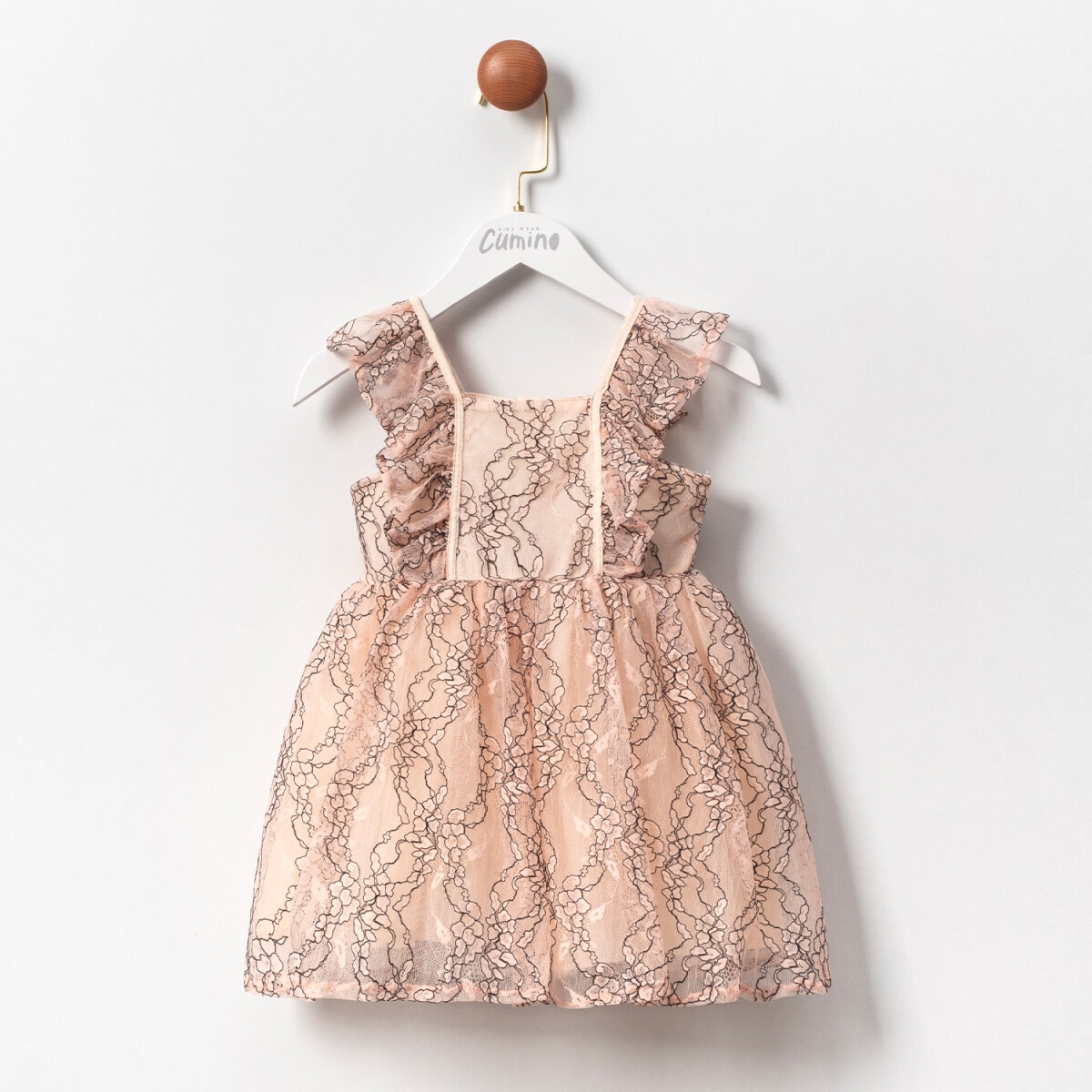 Girl’s Dress – Toptan Kız Çocuk Elbise 2-5Y 1014-CMN3456 – Brand: Cumino – Kids & Bby Clothes From TheBS Kids Turkey