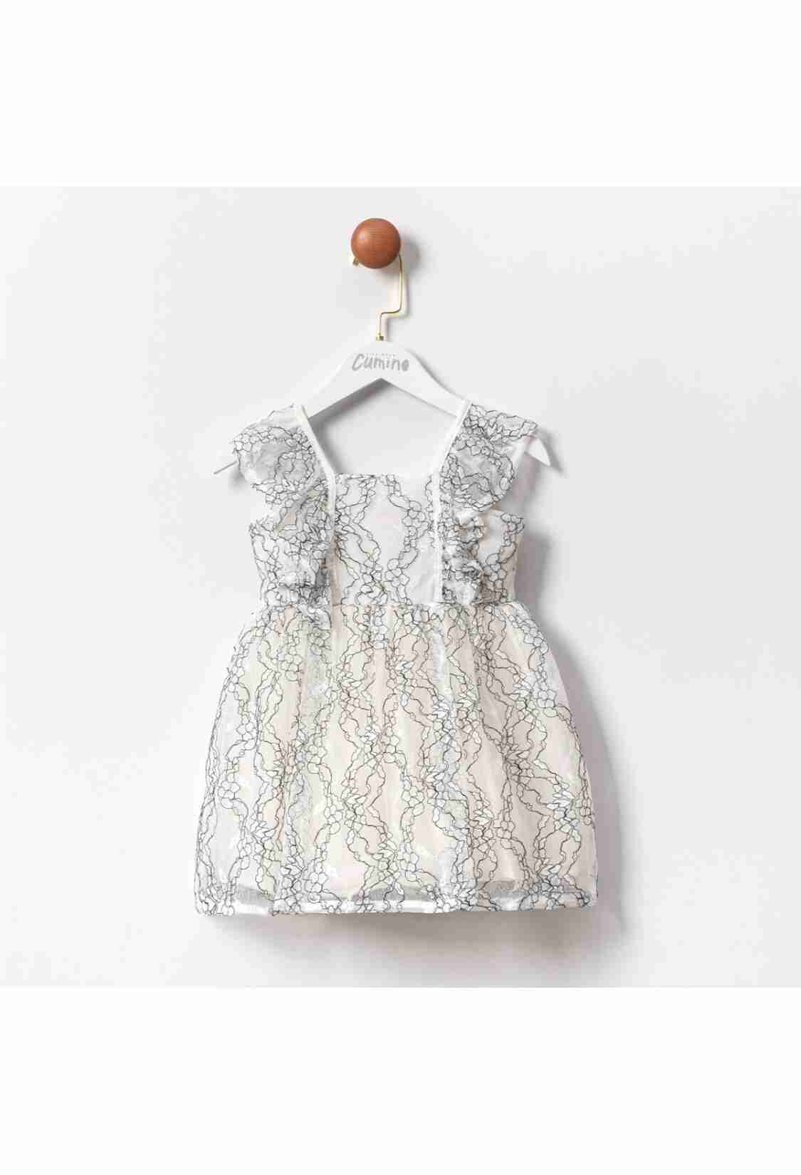 Girl's Dress - Toptan Kız Çocuk Elbise 2-5Y 1014-CMN3456 - Brand: Cumino - Kids & Bby Clothes From TheBS Kids Turkey