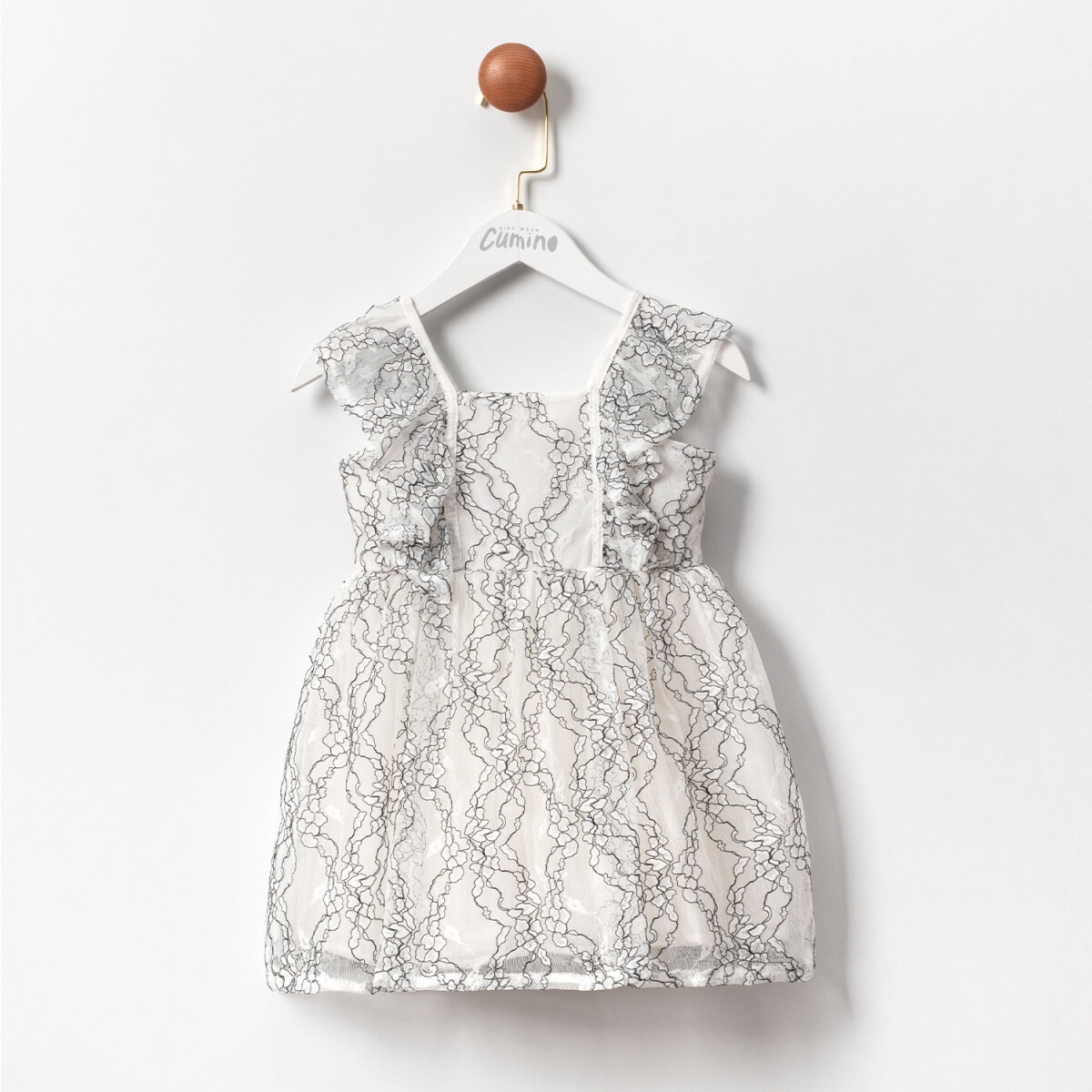 Girl’s Dress – Toptan Kız Çocuk Elbise 2-5Y 1014-CMN3456 – Brand: Cumino – Kids & Bby Clothes From TheBS Kids Turkey