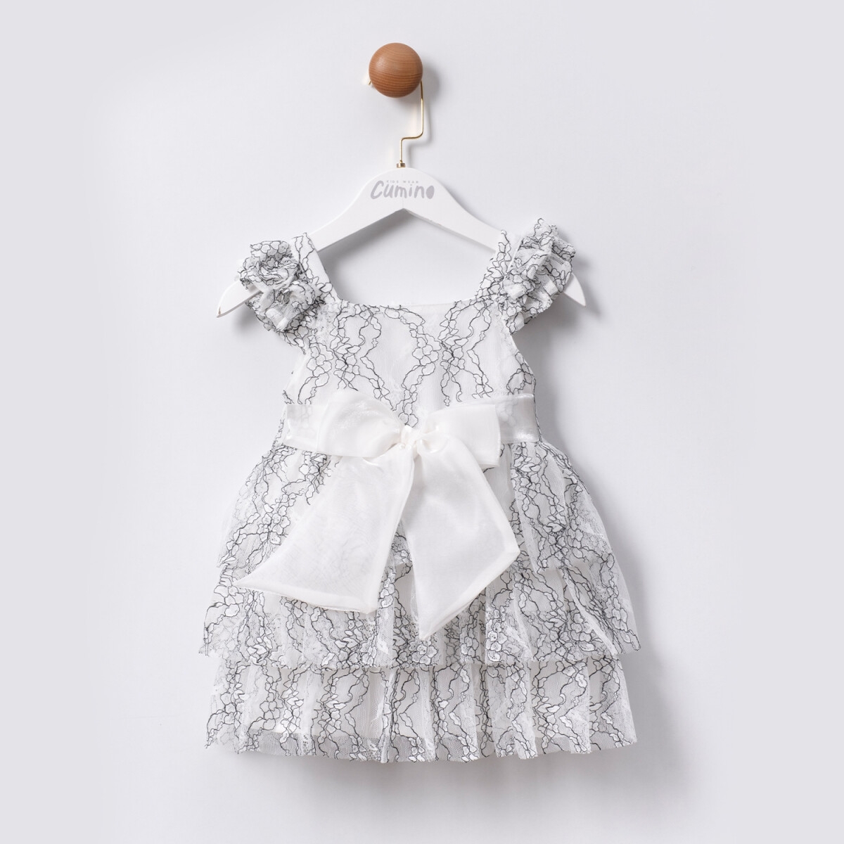 Girl's Dress - Toptan Kız Çocuk Elbise 2-5Y 1014-CMN3487 - Brand: Cumino - Kids & Bby Clothes From TheBS Kids Turkey