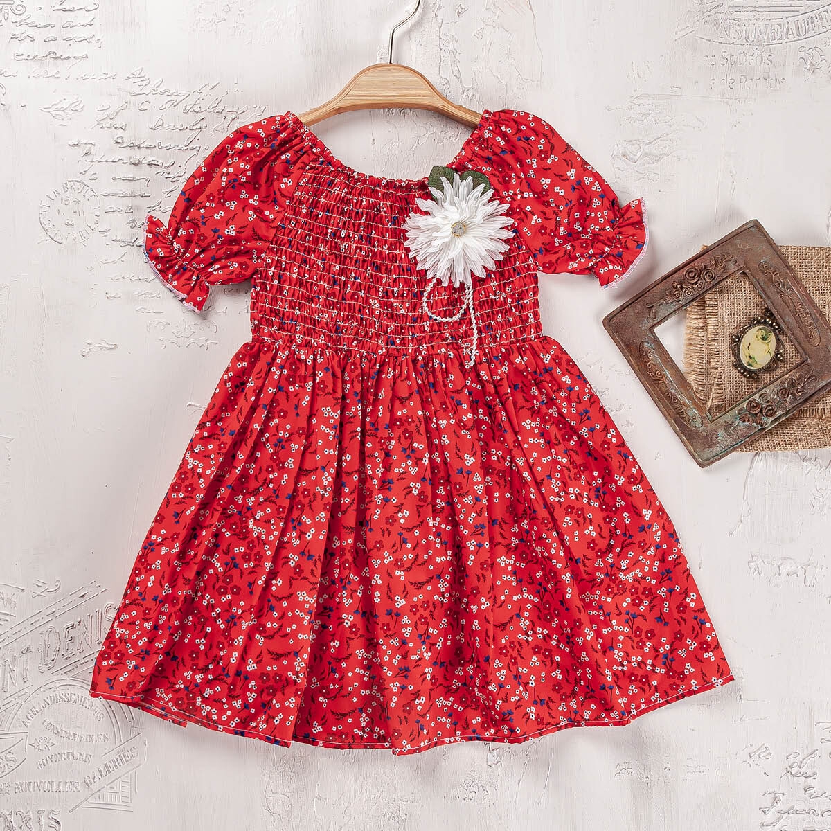 Girl's Dress - Toptan Kız Çocuk Elbise 2-5Y 2023-2305 - Brand: Elayza - Kids & Bby Clothes From TheBS Kids Turkey