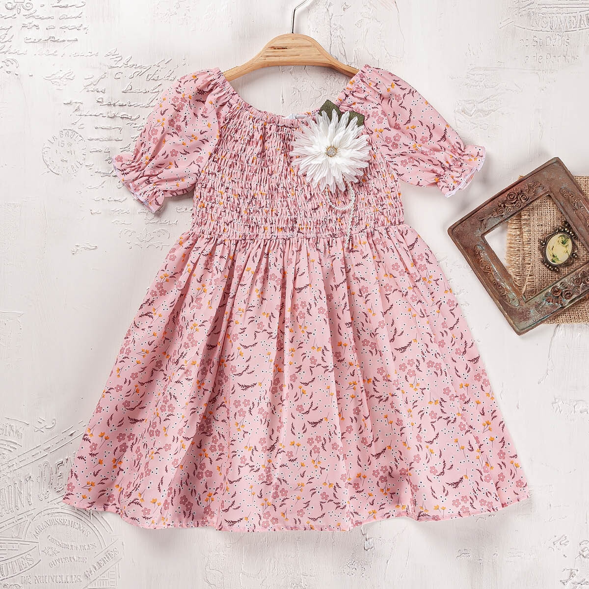 Girl’s Dress – Toptan Kız Çocuk Elbise 2-5Y 2023-2305 – Brand: Elayza – Kids & Bby Clothes From TheBS Kids Turkey