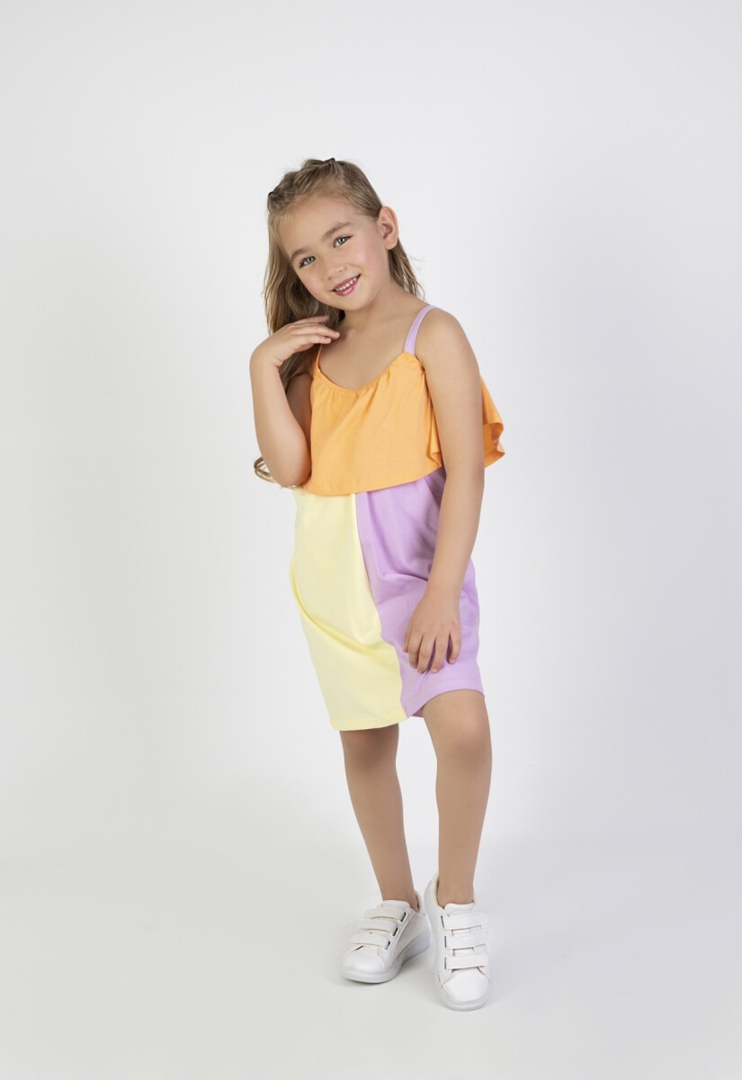 Girl’s Dress – Toptan Kız Çocuk Elbise 2-5Y 1099-9571 – Brand: Tuffy – Kids & Bby Clothes From TheBS Kids Turkey
