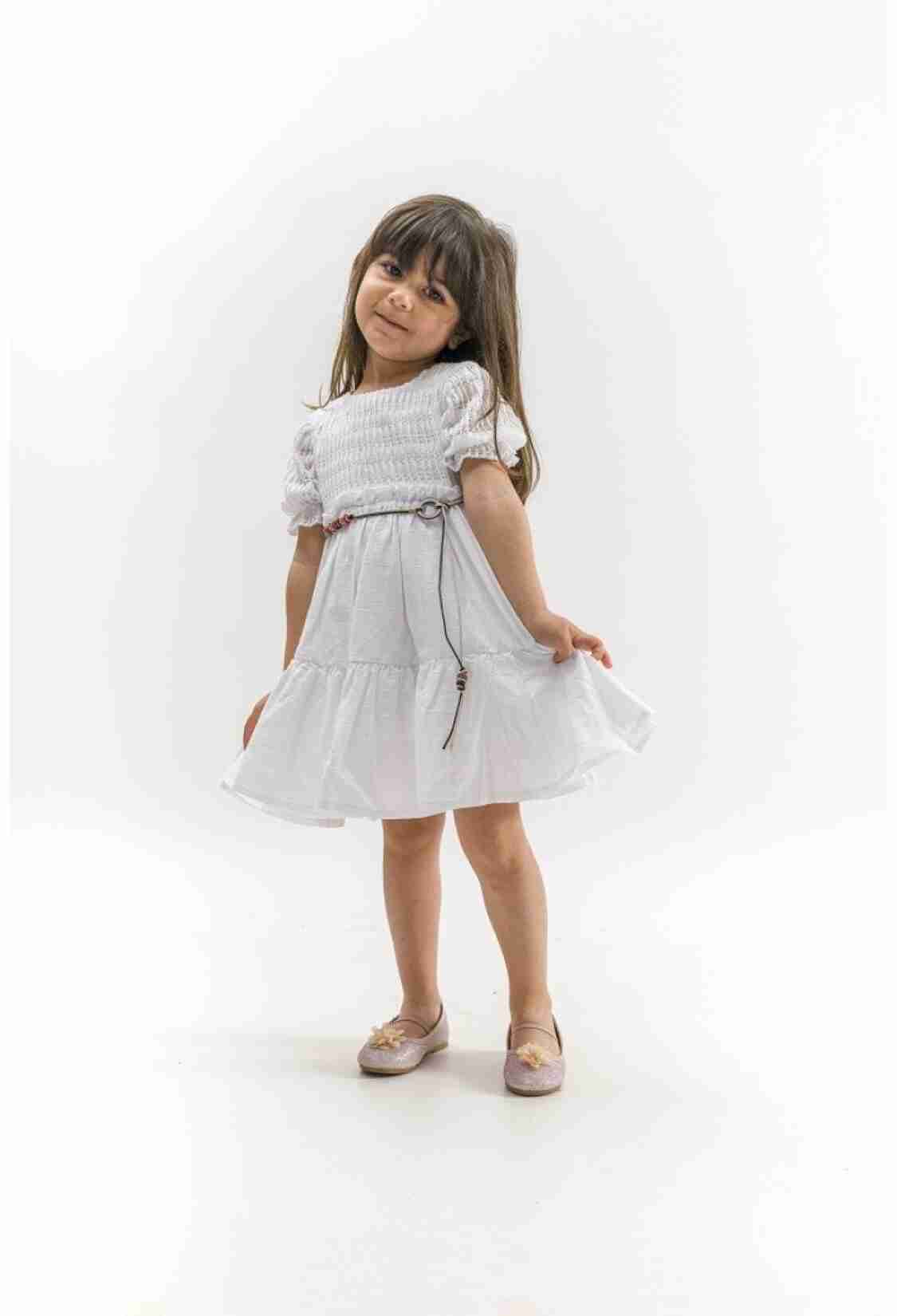 Girl's Dress - Toptan Kız Çocuk Elbise 2-5Y 1022-23327 - Brand: Wecan - Kids & Bby Clothes From TheBS Kids Turkey