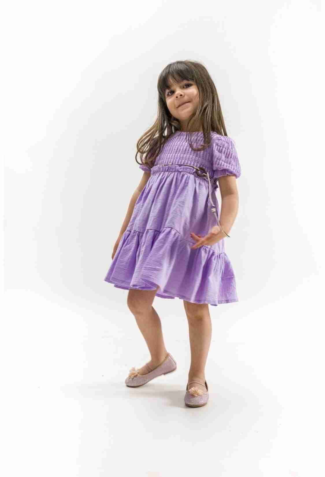 Girl's Dress - Toptan Kız Çocuk Elbise 2-5Y 1022-23327 - Brand: Wecan - Kids & Bby Clothes From TheBS Kids Turkey