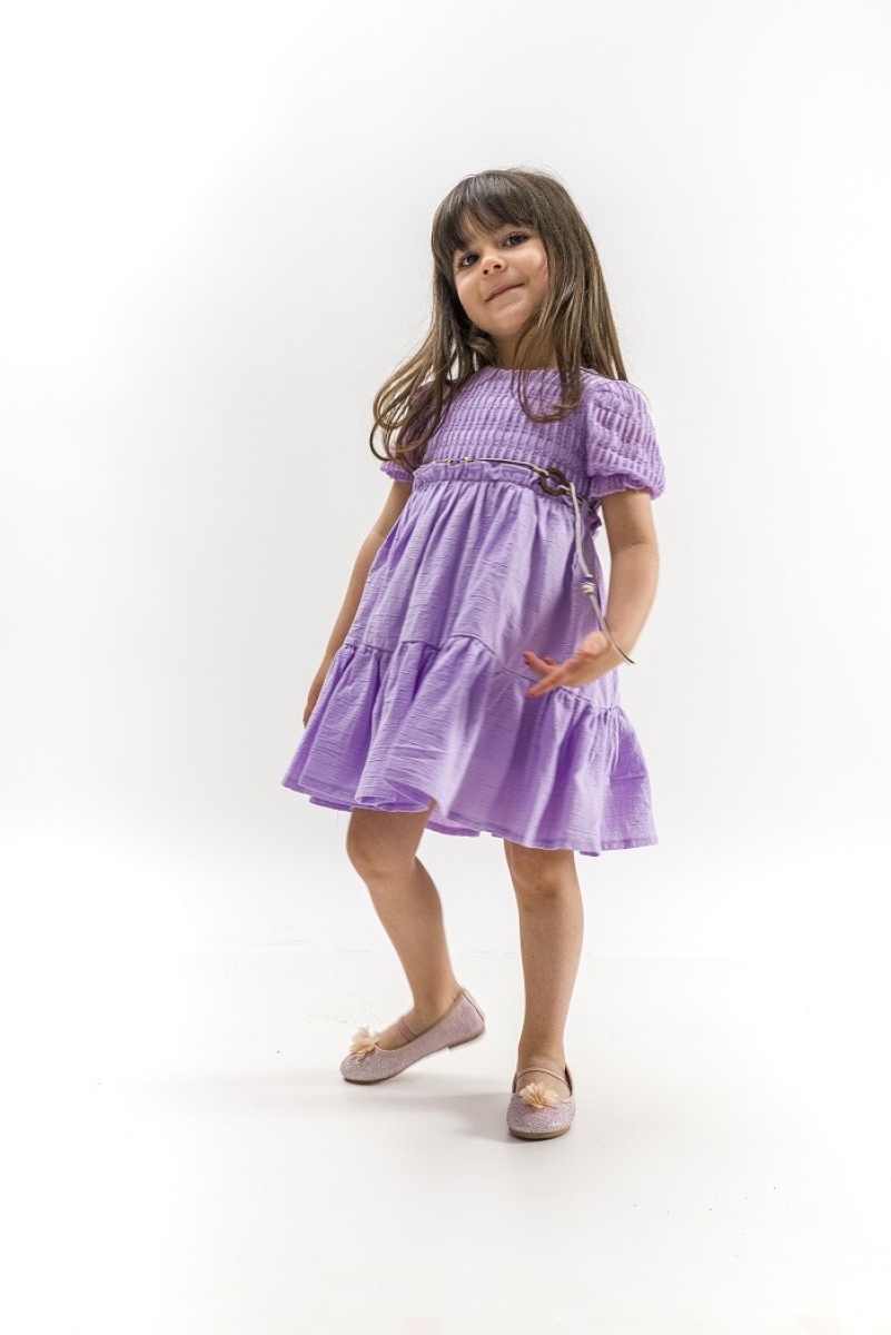 Girl's Dress - Toptan Kız Çocuk Elbise 2-5Y 1022-23327 - Brand: Wecan - Kids & Bby Clothes From TheBS Kids Turkey