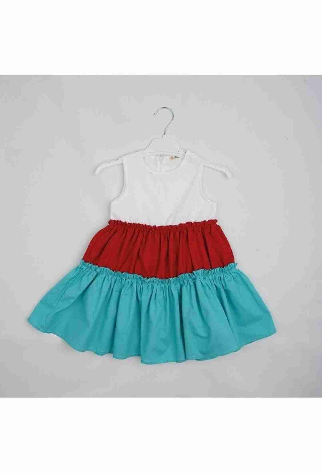 Girl's Dress - Toptan Kız Çocuk Elbise 3-6Y 1016-23196 - Brand: Büşra Bebe - Kids & Bby Clothes From TheBS Kids Turkey
