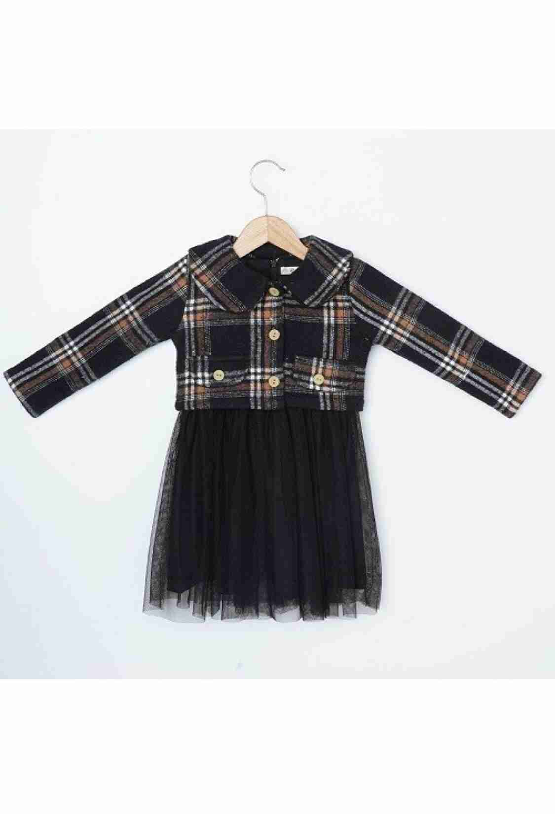 Girl's Dress - Toptan Kız Çocuk Elbise 3-6Y 1016-23232 - Brand: Büşra Bebe - Kids & Bby Clothes From TheBS Kids Turkey