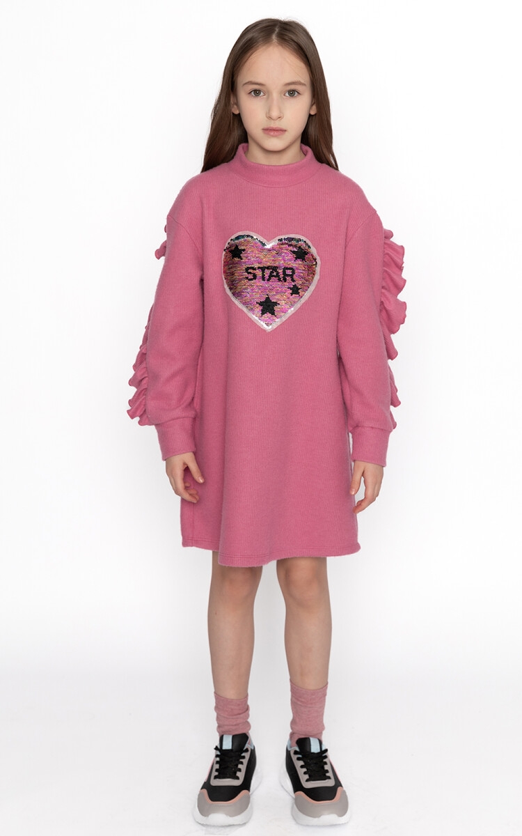 Girl's Dress - Toptan Kız Çocuk Elbise 4-12Y 1083-DSL0318 - Brand: Sheshe - Kids & Bby Clothes From TheBS Kids Turkey