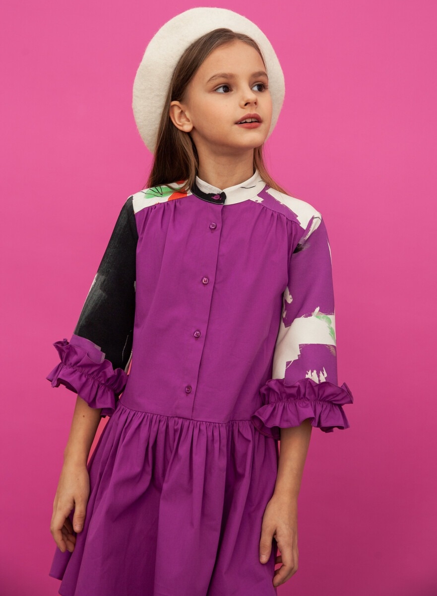 Girl's Dress - Toptan Kız Çocuk Elbise 4-14Y 2012-DS02005 - Brand: LiaLea - Kids & Bby Clothes From TheBS Kids Turkey