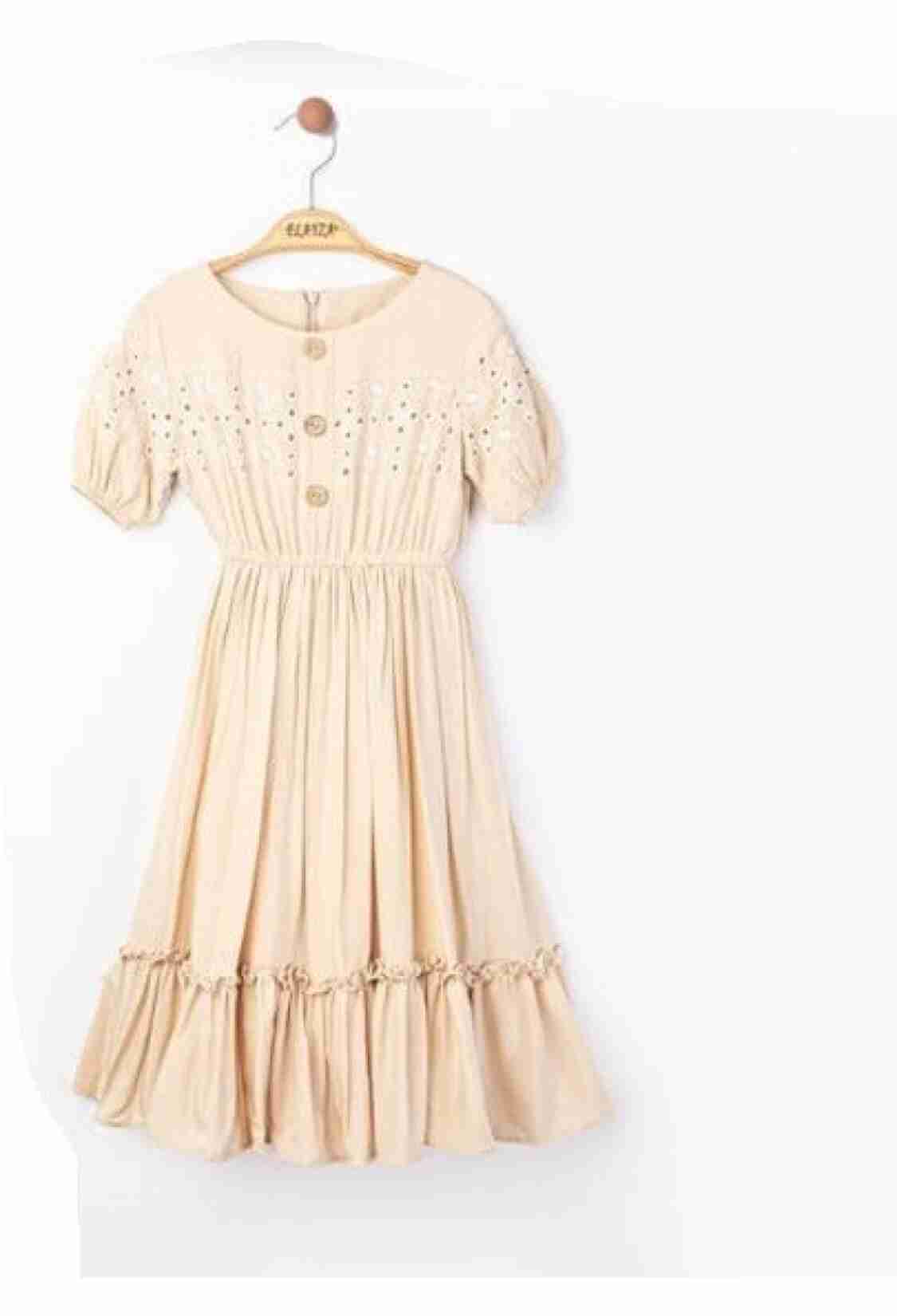 Girl's Dress - Toptan Kız Çocuk Elbise 5-8Y 2023-2216 - Brand: Elayza - Kids & Bby Clothes From TheBS Kids Turkey