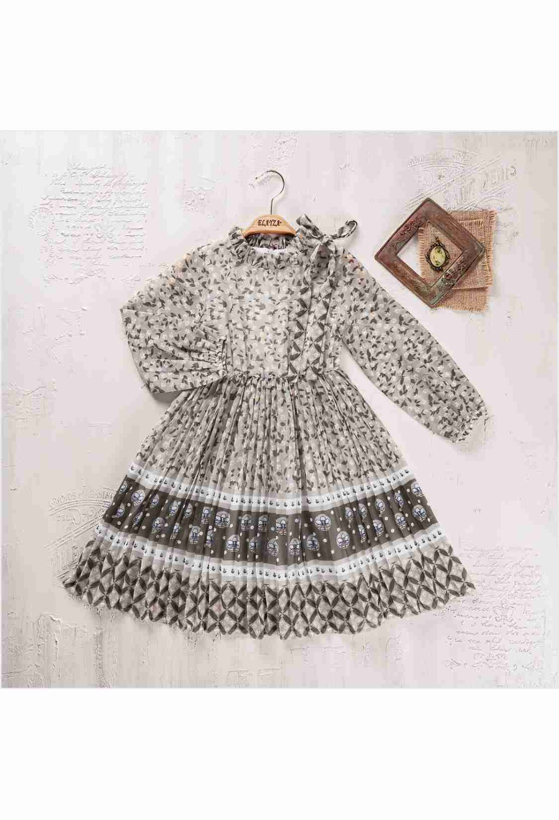 Girl's Dress - Toptan Kız Çocuk Elbise 5-8Y 2023-2333 - Brand: Elayza - Kids & Bby Clothes From TheBS Kids Turkey