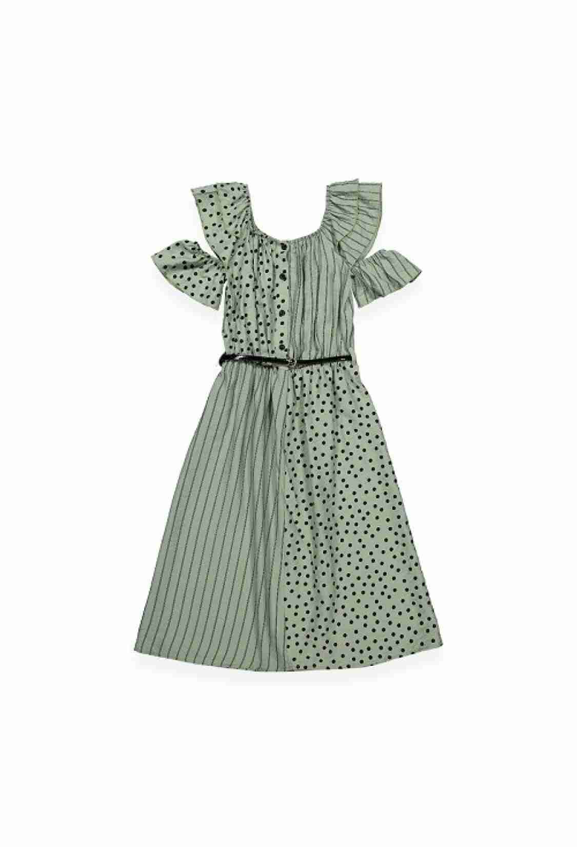 Girl's Dress - Toptan Kız Çocuk Elbise 7-10Y 1016-211012 - Brand: Büşra Bebe - Kids & Bby Clothes From TheBS Kids Turkey