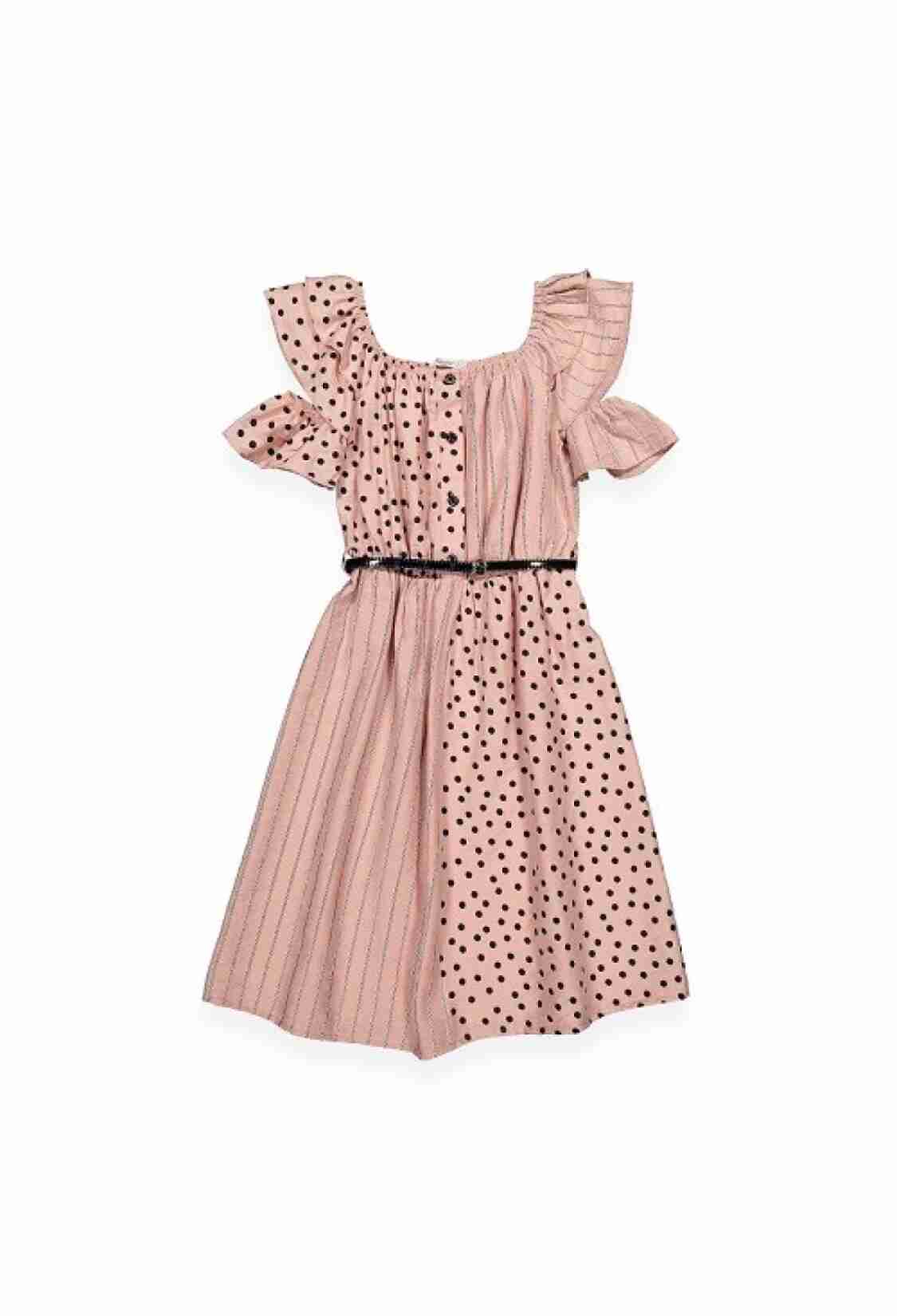 Girl's Dress - Toptan Kız Çocuk Elbise 7-10Y 1016-211012 - Brand: Büşra Bebe - Kids & Bby Clothes From TheBS Kids Turkey
