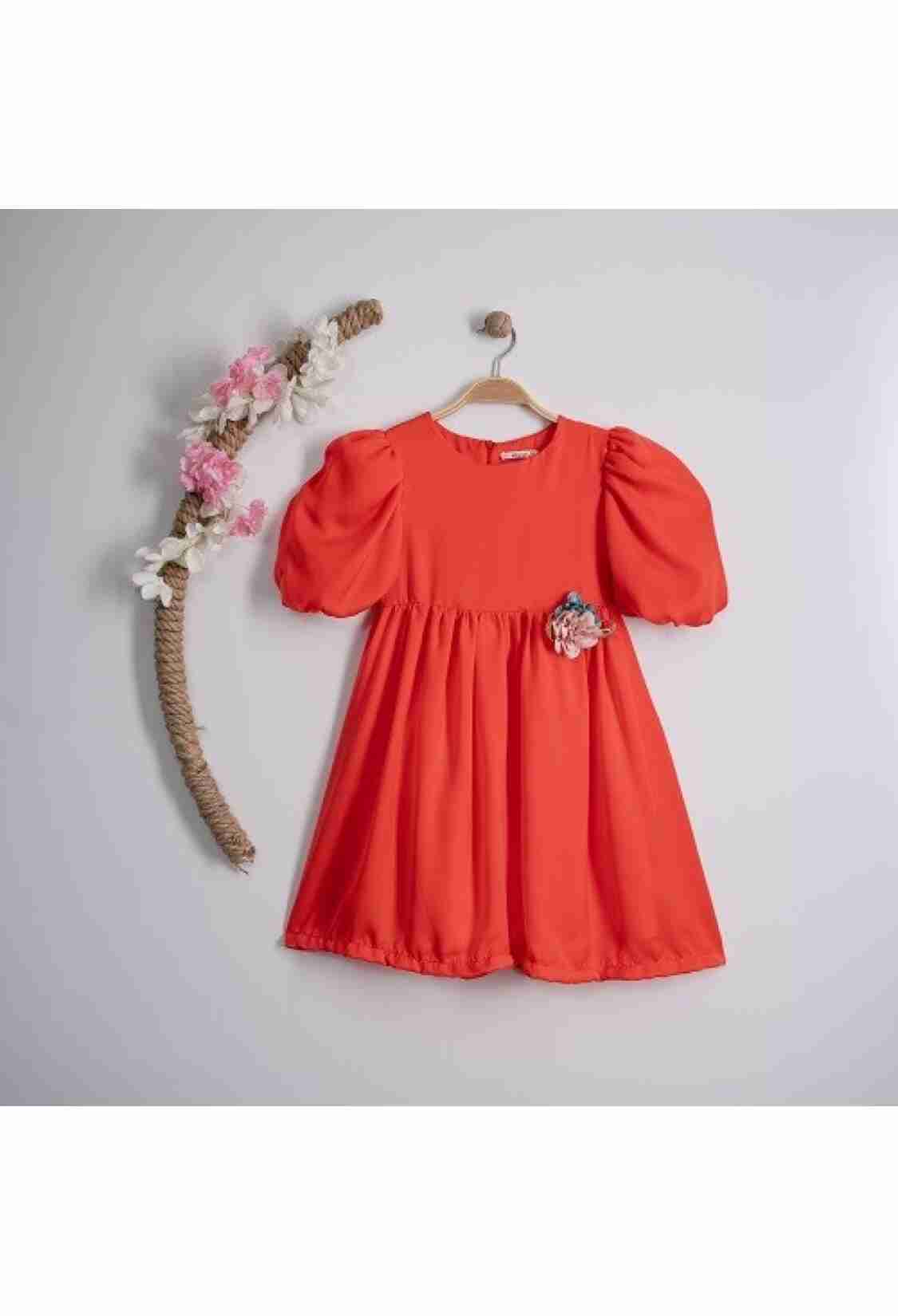 Girl's Dress - Toptan Kız Çocuk Elbise 7-10Y 1016-23183 - Brand: Büşra Bebe - Kids & Bby Clothes From TheBS Kids Turkey