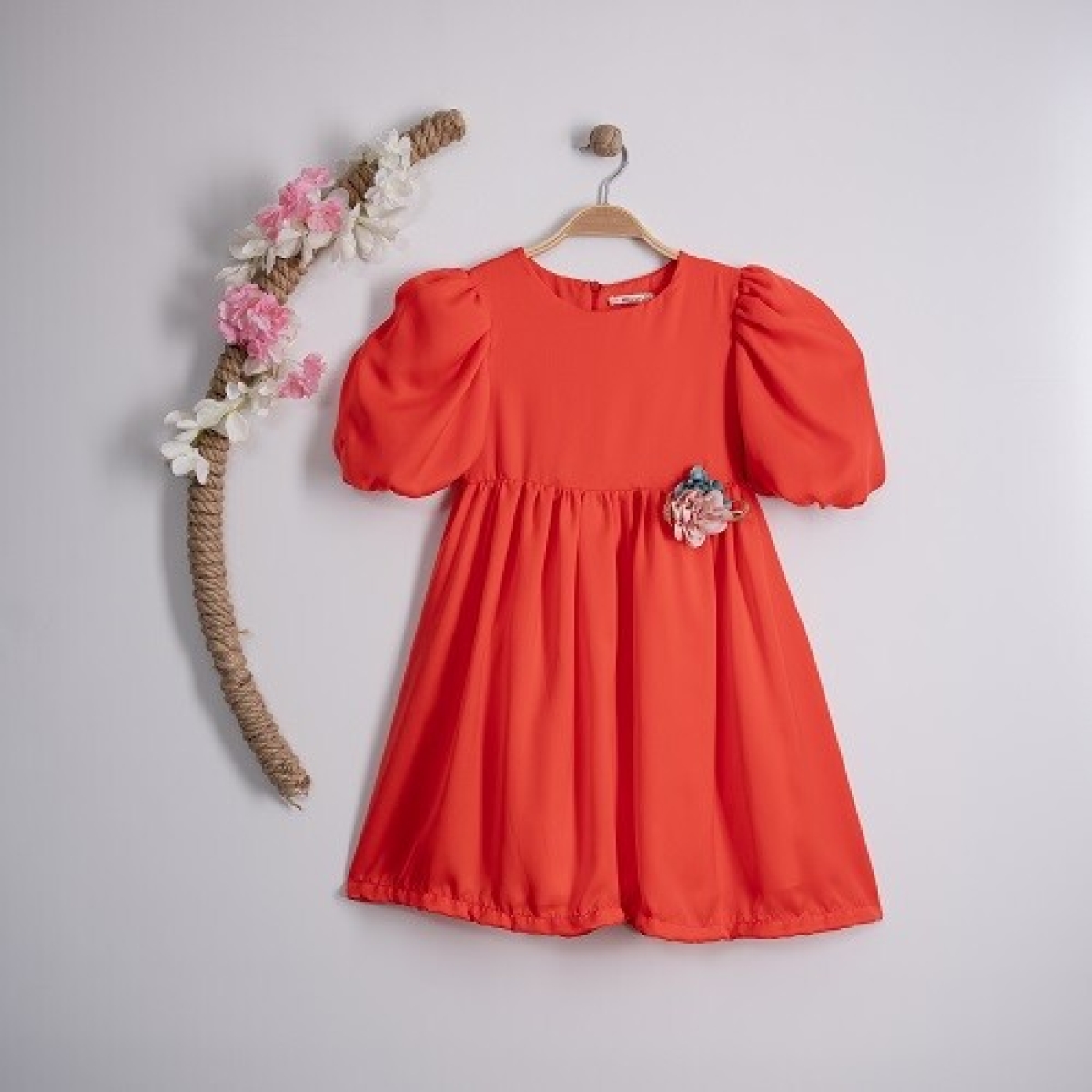 Girl's Dress - Toptan Kız Çocuk Elbise 7-10Y 1016-23183 - Brand: Büşra Bebe - Kids & Bby Clothes From TheBS Kids Turkey