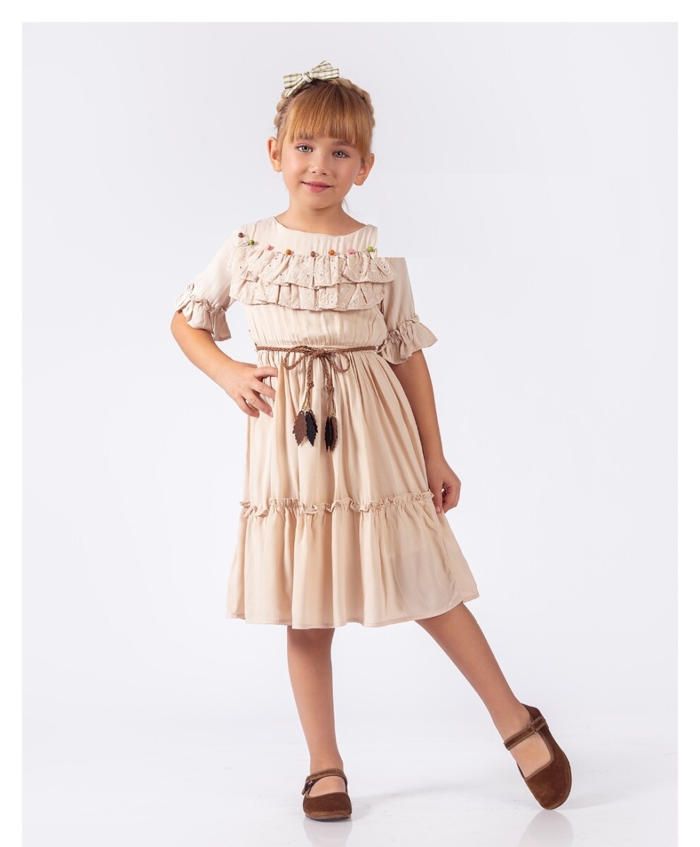 Girl's Dress - Toptan Kız Çocuk Elbise 9-12Y 2023-2237 - Brand: Elayza - Kids & Bby Clothes From TheBS Kids Turkey