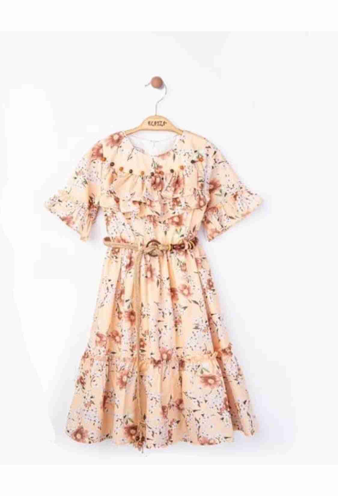 Girl's Dress - Toptan Kız Çocuk Elbise 9-12Y 2023-2251 - Brand: Elayza - Kids & Bby Clothes From TheBS Kids Turkey