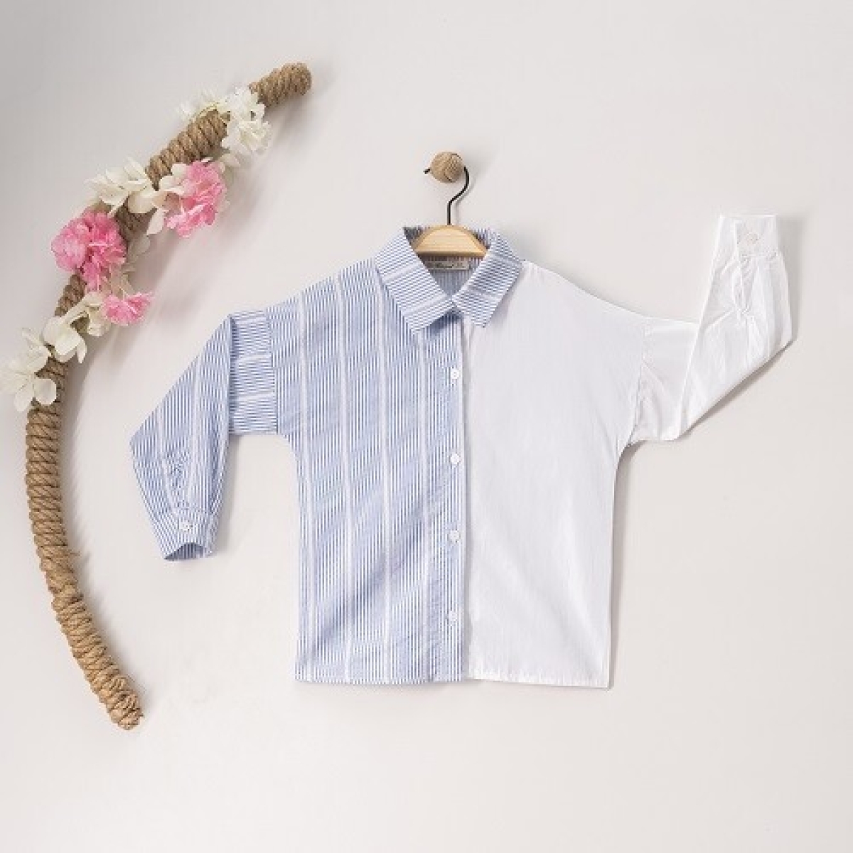 Girl's Shirt - Toptan Kız Çocuk Gömlek 7-10Y 1016-23151 - Brand: Büşra Bebe - Kids & Bby Clothes From TheBS Kids Turkey