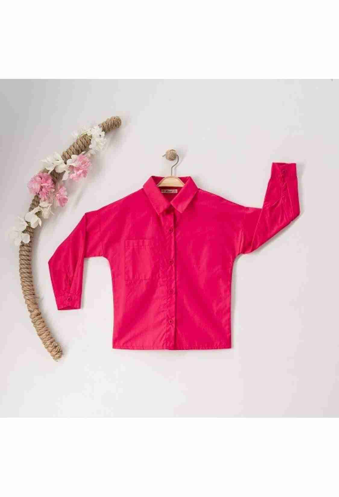 Girl's Shirt - Toptan Kız Çocuk Gömlek 7-10Y 1016-23155 - Brand: Büşra Bebe - Kids & Bby Clothes From TheBS Kids Turkey