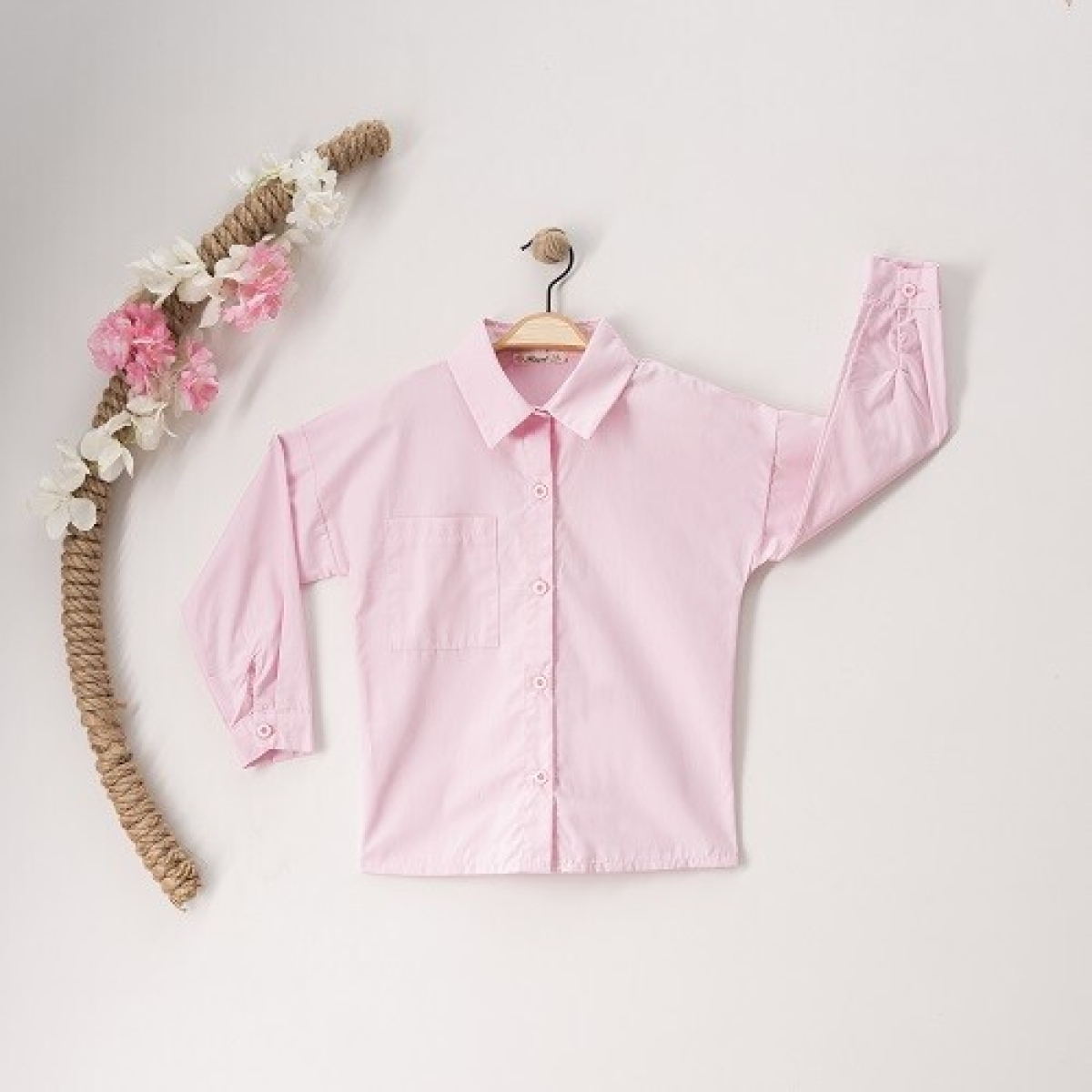 Girl's Shirt - Toptan Kız Çocuk Gömlek 7-10Y 1016-23155 - Brand: Büşra Bebe - Kids & Bby Clothes From TheBS Kids Turkey