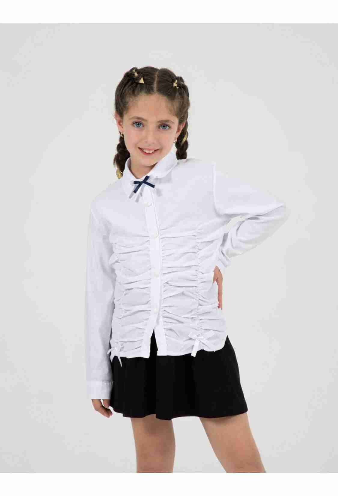 Girl's Shirt - Toptan Kız Çocuk Gömlek 7-10Y 1016-24215 - Brand: Büşra Bebe - Kids & Bby Clothes From TheBS Kids Turkey