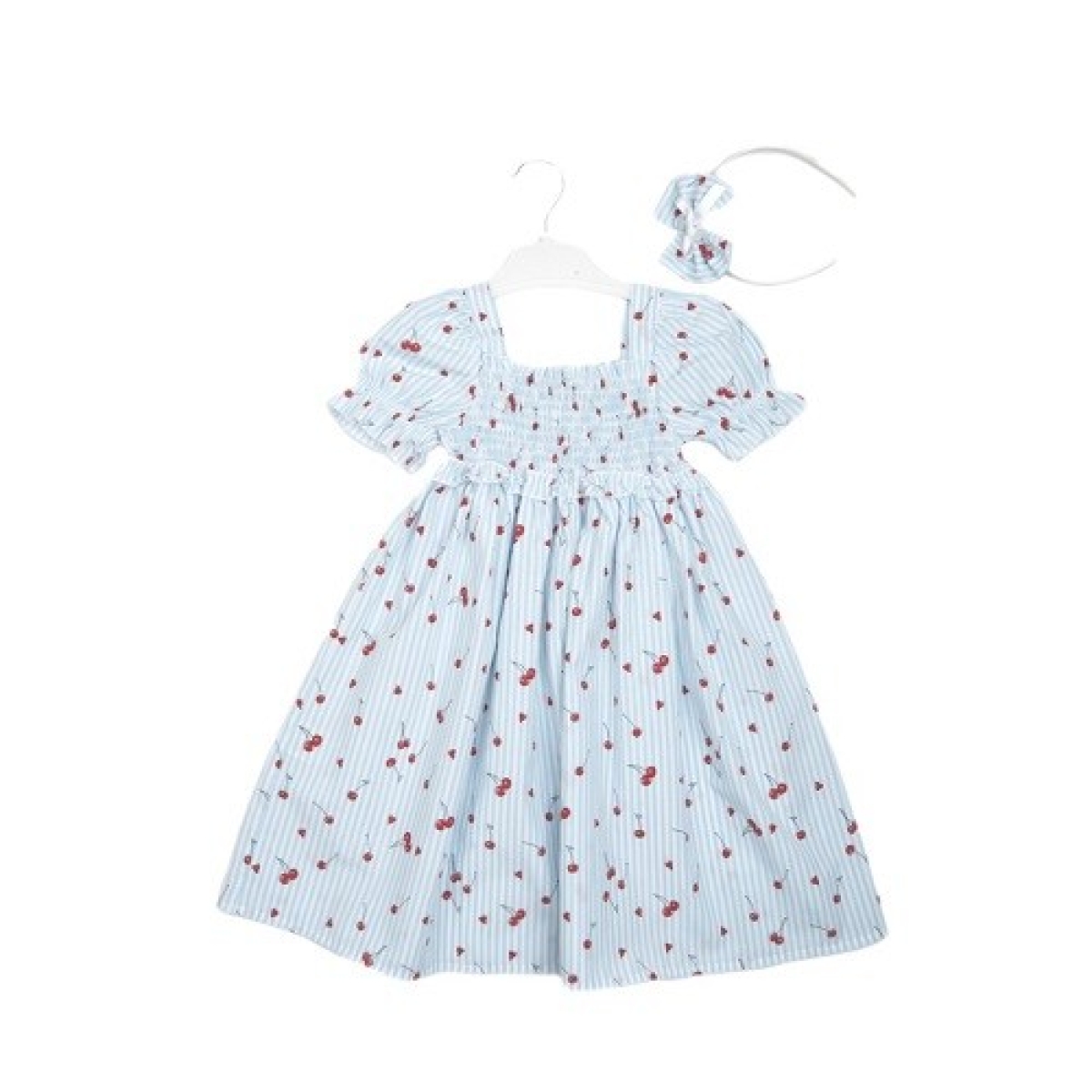Girl’s Dress – Toptan Kız Çocuk Kiraz Desenli Elbise 3-6Y 1016-23117 – Brand: Büşra Bebe – Kids & Bby Clothes From TheBS Kids Turkey