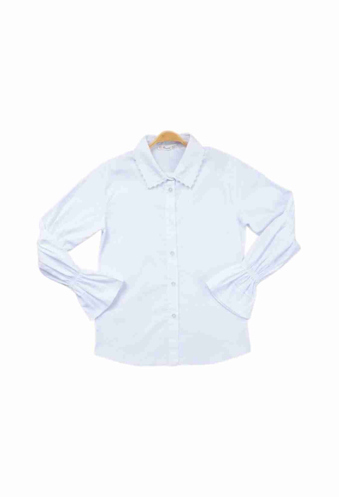 Girl's Shirt - Toptan Kız Çocuk Kolu Lastikli Gömlek 11-14Y 1016-22210 - Brand: Büşra Bebe - Kids & Bby Clothes From TheBS Kids Turkey