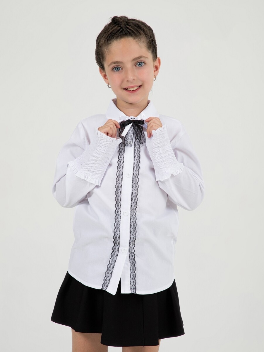 Girl's Shirt - Toptan Kız Çocuk Okul Gömleği 7-10Y 1016-24222 - Brand: Büşra Bebe - Kids & Bby Clothes From TheBS Kids Turkey