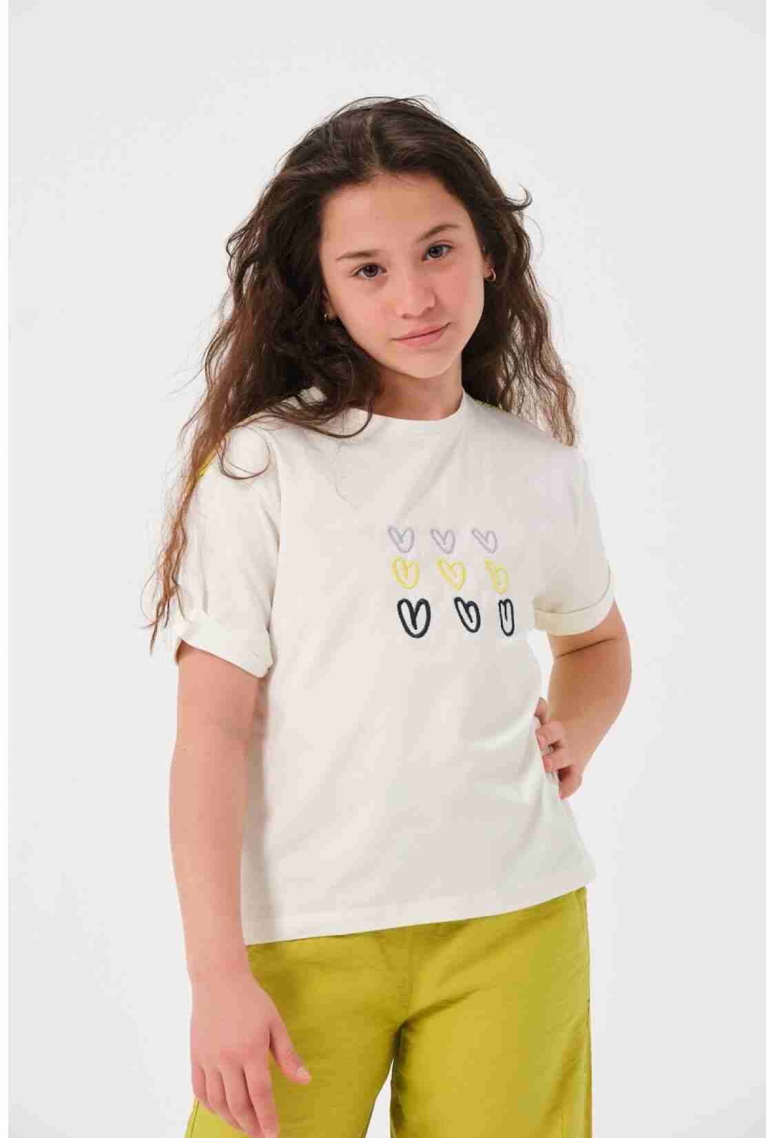 Girls' Tops - Toptan Kız Çocuk T-shirt 8-15Y 2051-241Z4ALF51 - Brand: Jazziee - Kids & Bby Clothes From TheBS Kids Turkey