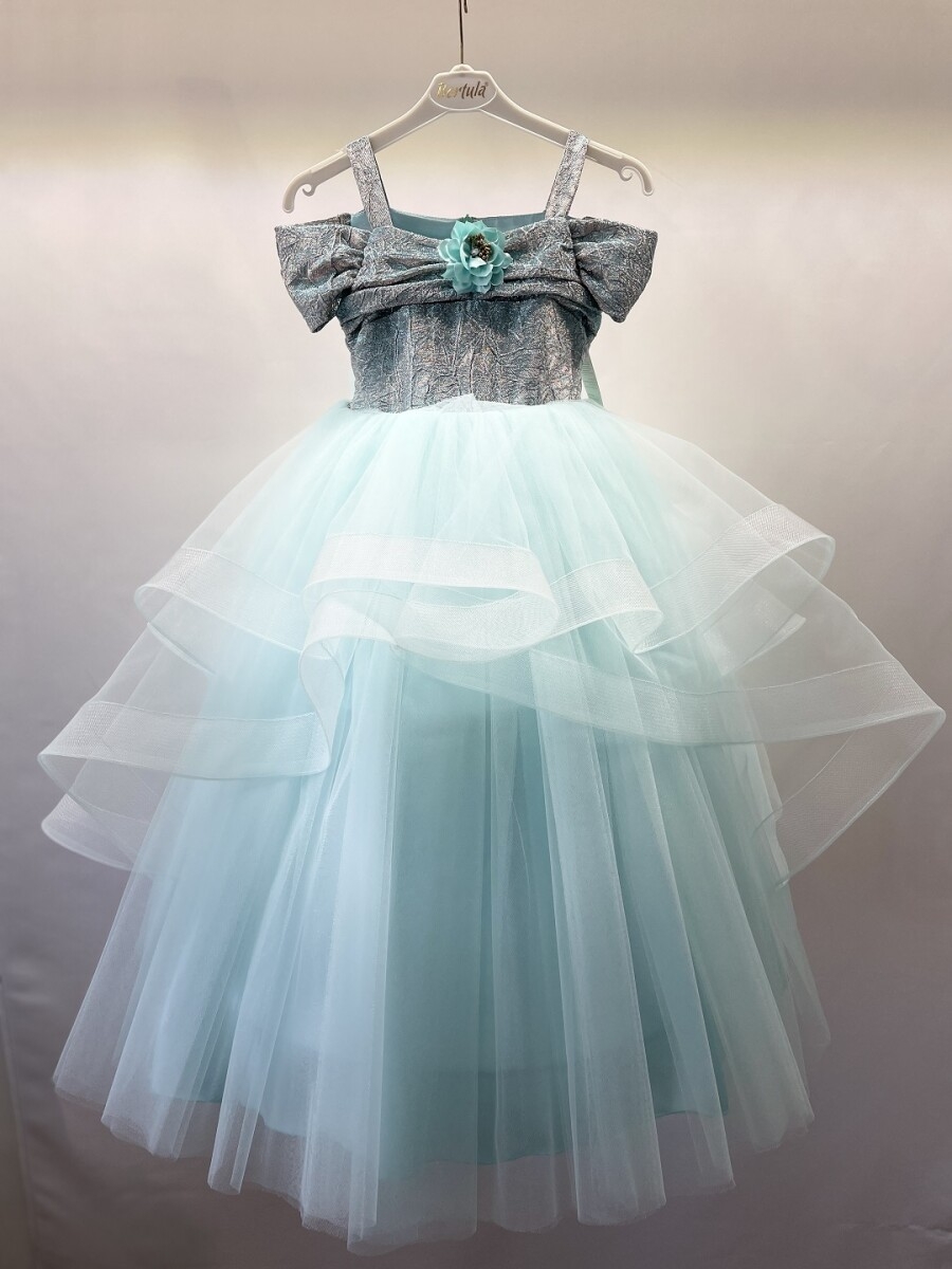 Girl’s Dress – Toptan Kız Çocuk Tüllü Parti Elbisesi 4-8Y 2003-4786 – Brand: Bertula Kids – Kids & Bby Clothes From TheBS Kids Turkey