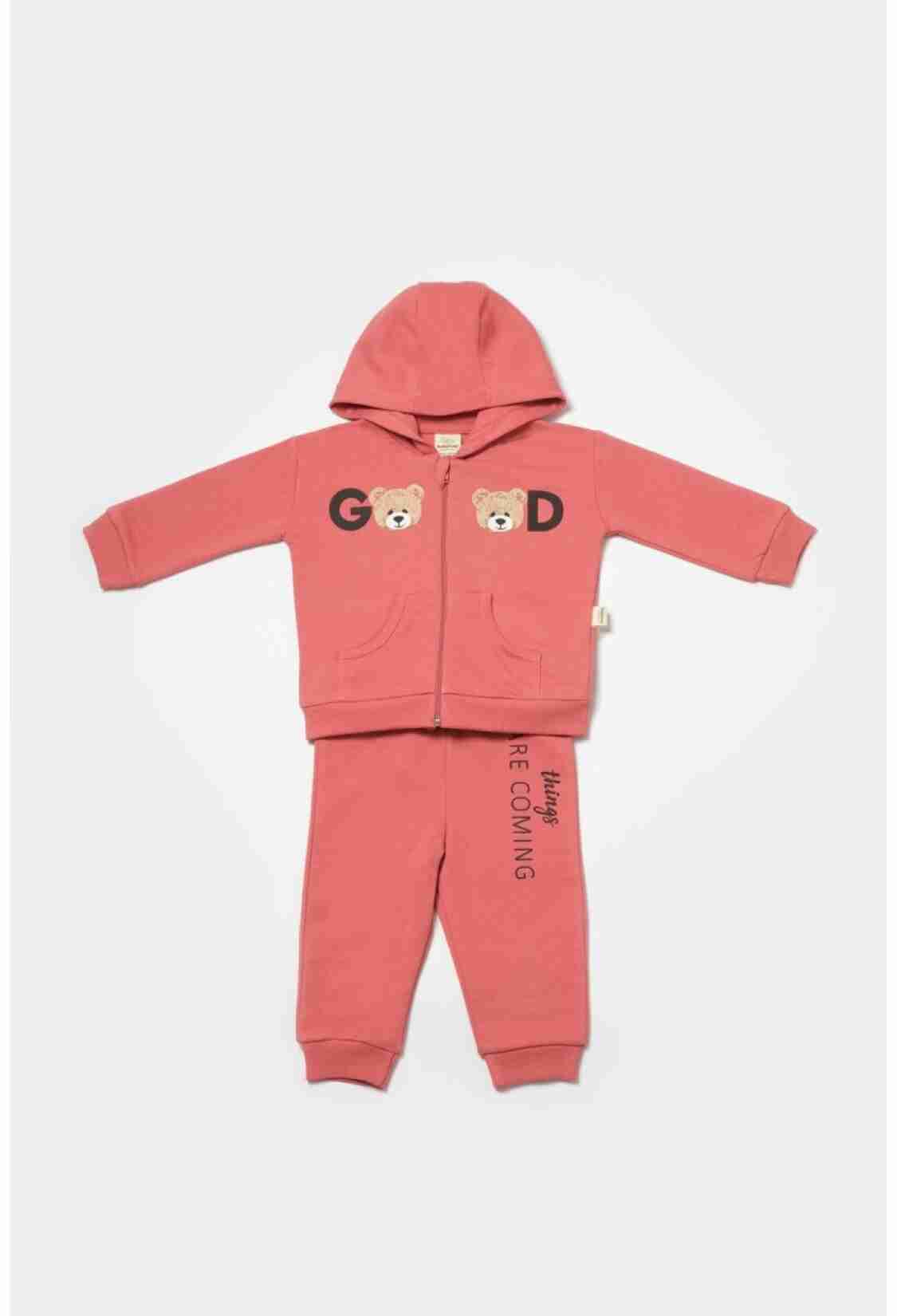 Baby Sets - Toptan Unisex Bebek 2'li Hırka ve Pantolon Takımı 3-24M %100 Organik Pamuk Cosy 2022-CSY8006 - Brand: BabyCosy - Kids & Bby Clothes From TheBS Kids Turkey