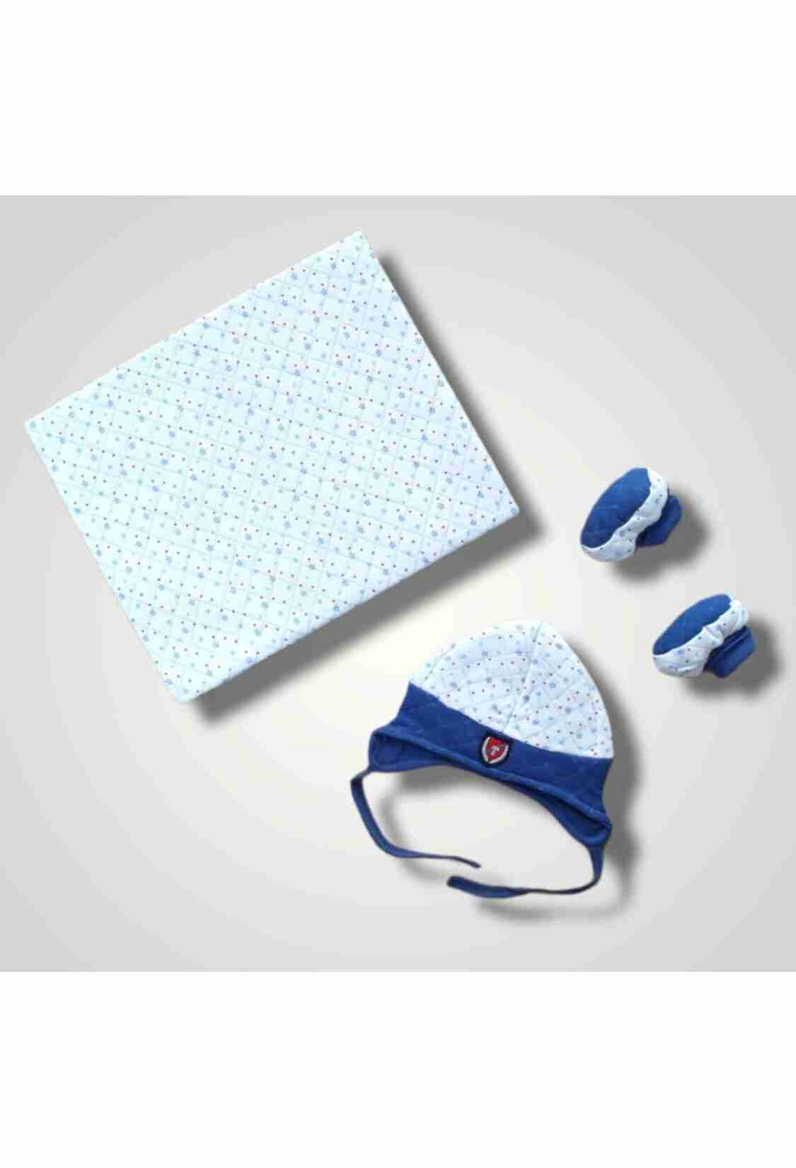 Sleep Products - Toptan Unisex Bebek 3'lü Kapitone Battaniye Takım 80x85 cm 1074-10088 - Brand: Tomuycuk - Kids & Bby Clothes From TheBS Kids Turkey