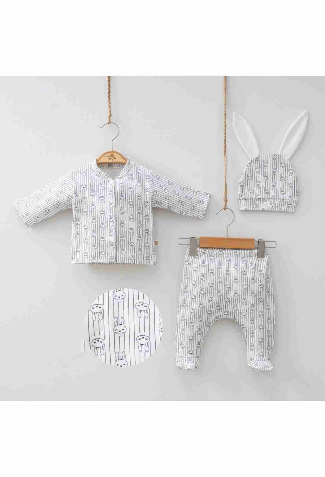 Underwear - Socks - Pajamas - Toptan Unisex Bebek 5'li Yenidoğan Takım 0-3M 2014-7054 - Brand: Minizeyn - Kids & Bby Clothes From TheBS Kids Turkey