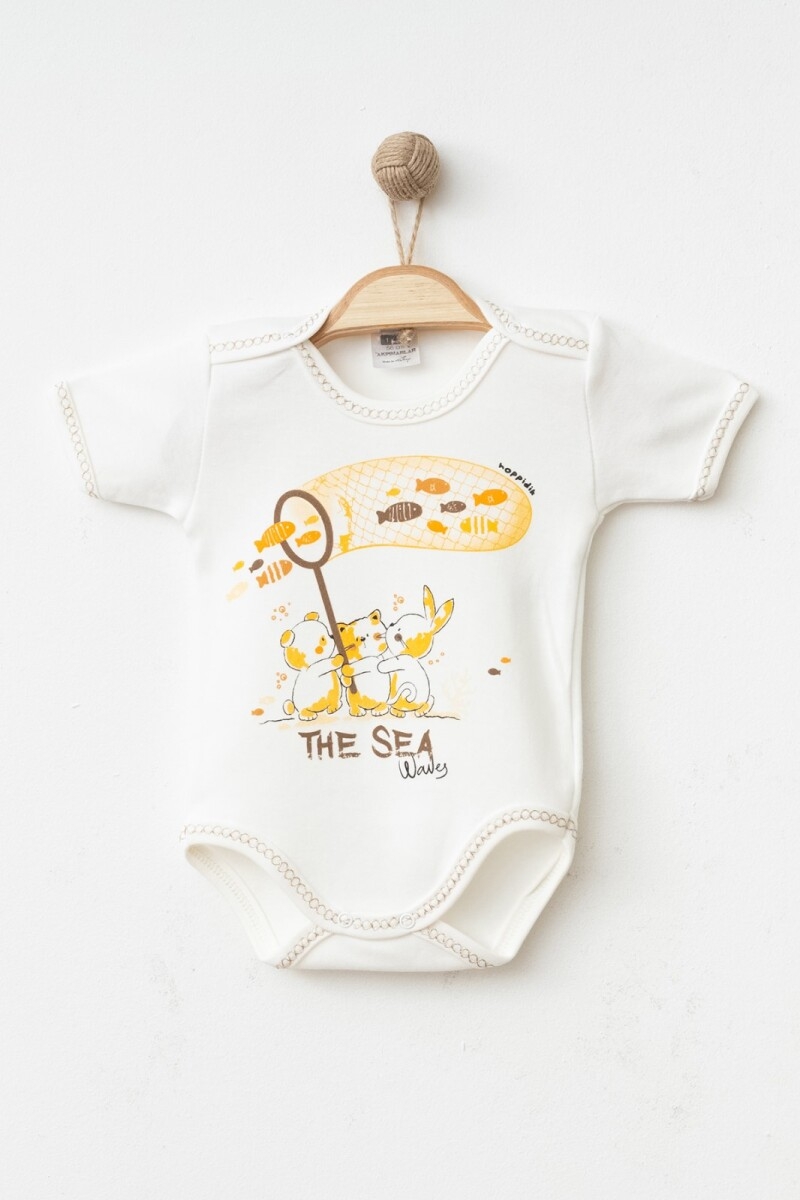 Newborn - Toptan Unisex Bebek Badi 1-6M 2017-7134 - Brand: Hoppidik - Kids & Bby Clothes From TheBS Kids Turkey