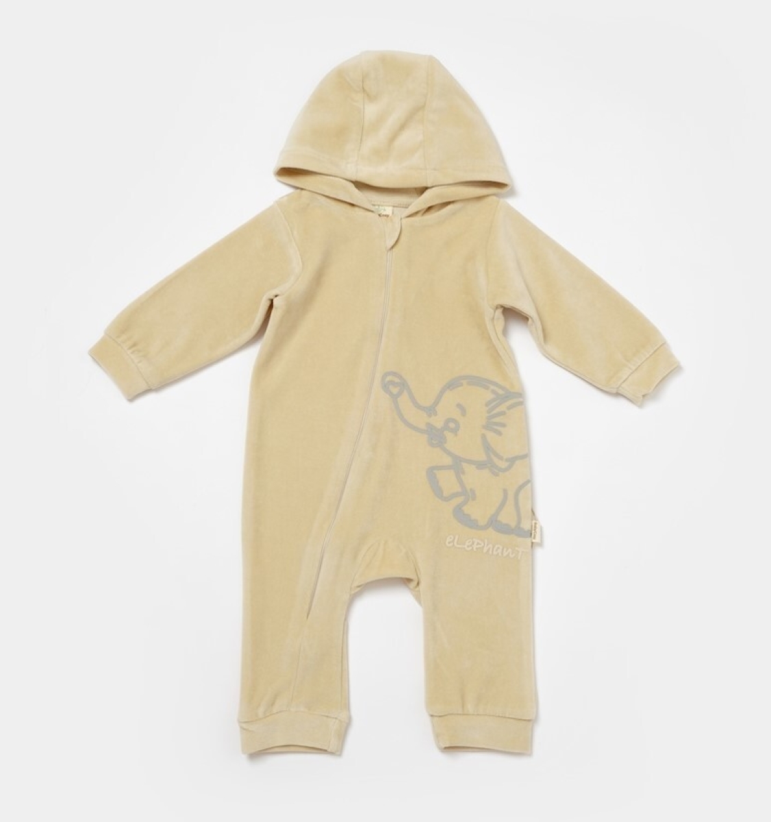 Baby Rompers and Overalls - Toptan Unisex Bebek Kapüşonlu Kadife Tulum 3-24M Baby Cosy 2022-CSYK6042 - Brand: BabyCosy - Kids & Bby Clothes From TheBS Kids Turkey