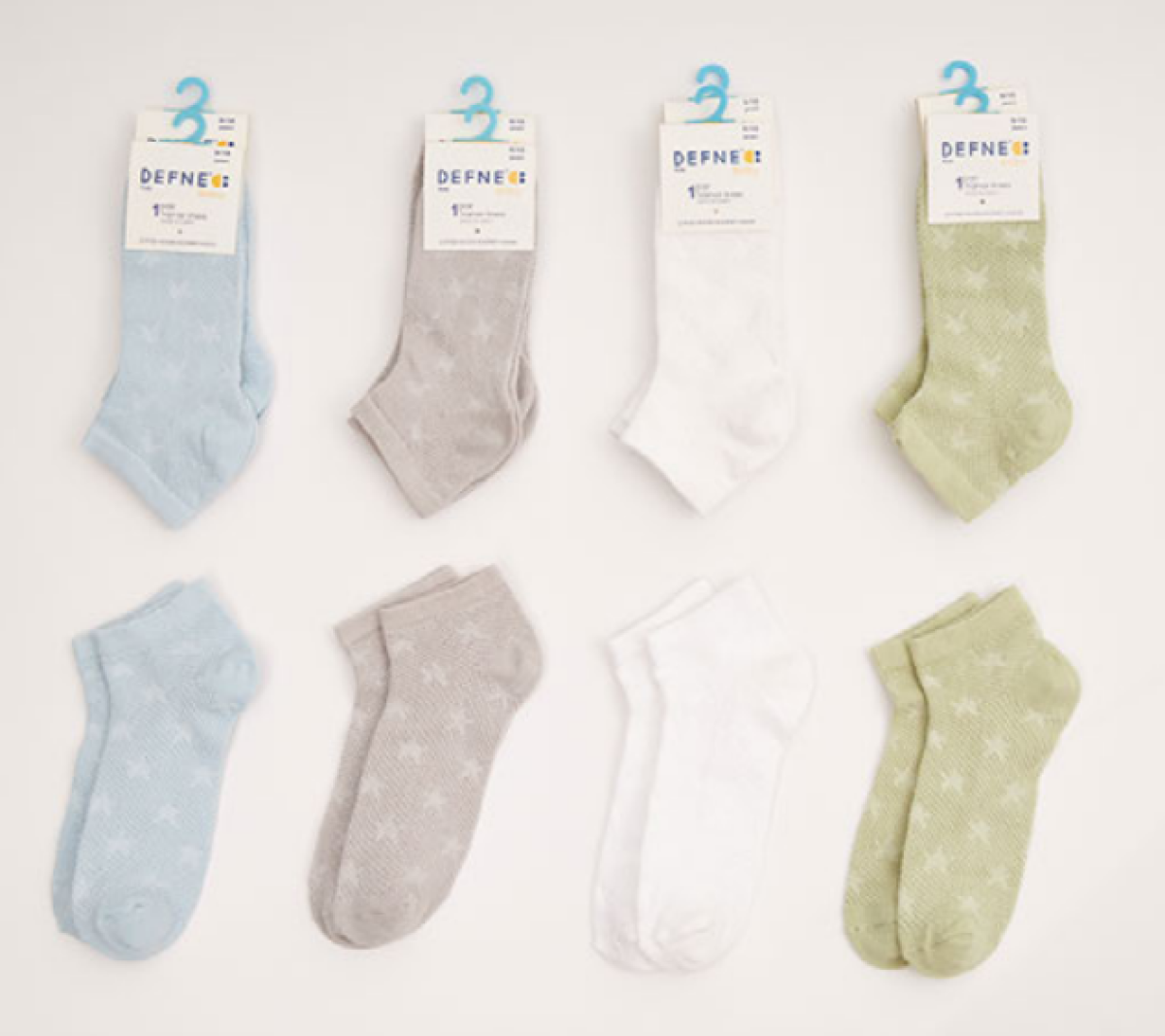 Girls’ Socks & Underwear – Toptan Unisex Çocuk 12 Çift Patik Çorap 1064-DFNÇ-1PE003-23(9-10) – Brand: Defne – Kids & Bby Clothes From TheBS Kids Turkey