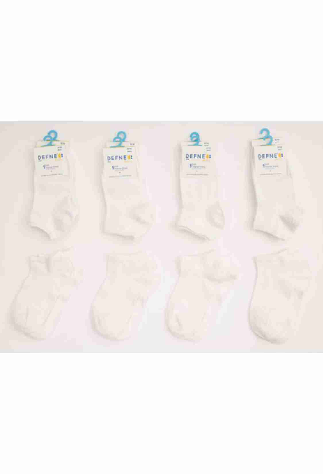 Girls' Socks & Underwear - Toptan Unisex Çocuk 12 Çift Patik Çorap 1064-DFNÇ-1PU001-23(5-6) - Brand: Defne - Kids & Bby Clothes From TheBS Kids Turkey