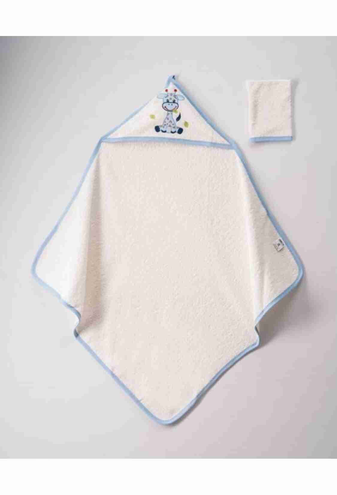 Towel and Bathrobe - Toptan Unisex Keseli Banyo Havlusu Takımı 80x80 1072-351 - Brand: Ramel Kids - Kids & Bby Clothes From TheBS Kids Turkey