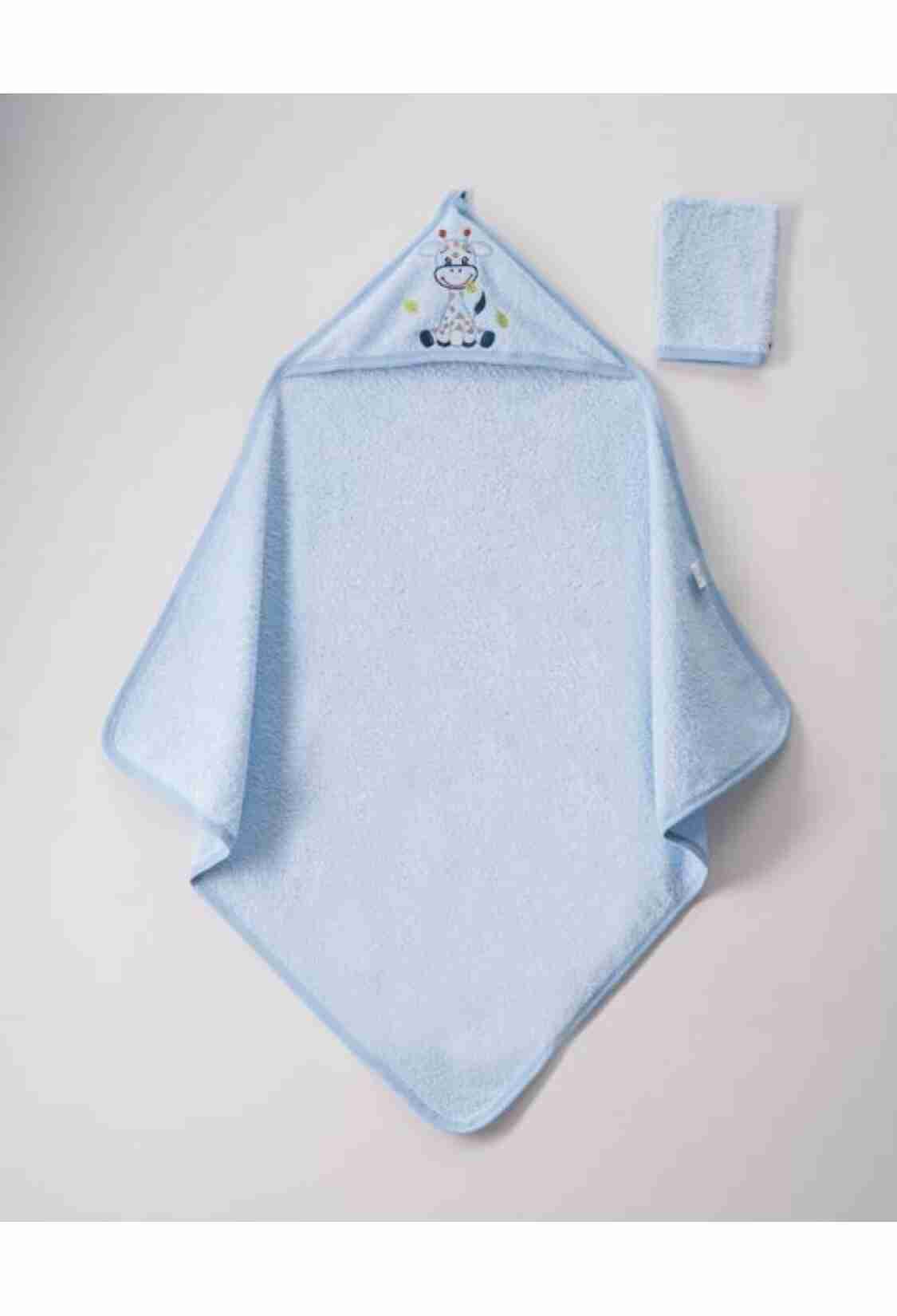 Towel and Bathrobe - Toptan Unisex Keseli Banyo Havlusu Takımı 80x80 1072-351 - Brand: Ramel Kids - Kids & Bby Clothes From TheBS Kids Turkey