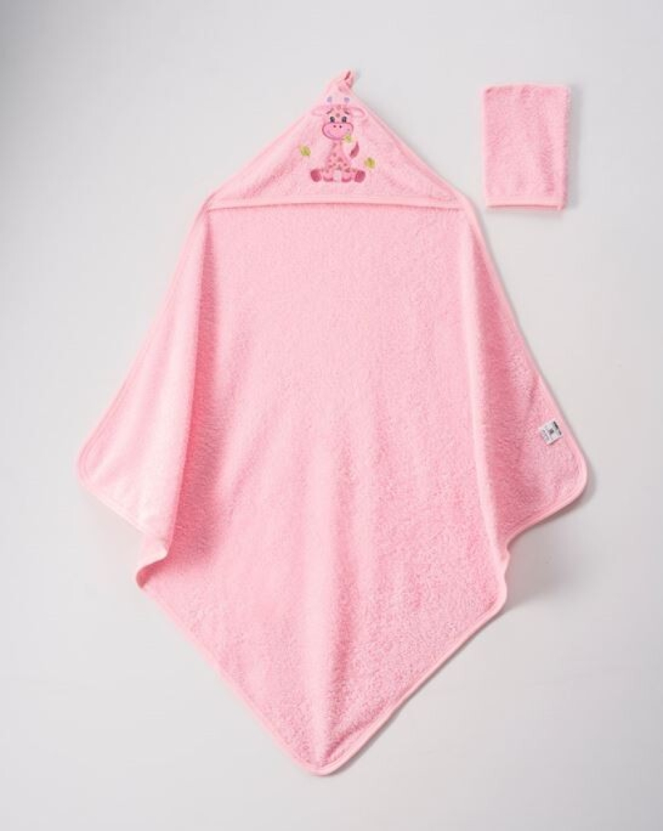 Towel and Bathrobe - Toptan Unisex Keseli Banyo Havlusu Takımı 80x80 1072-351 - Brand: Ramel Kids - Kids & Bby Clothes From TheBS Kids Turkey